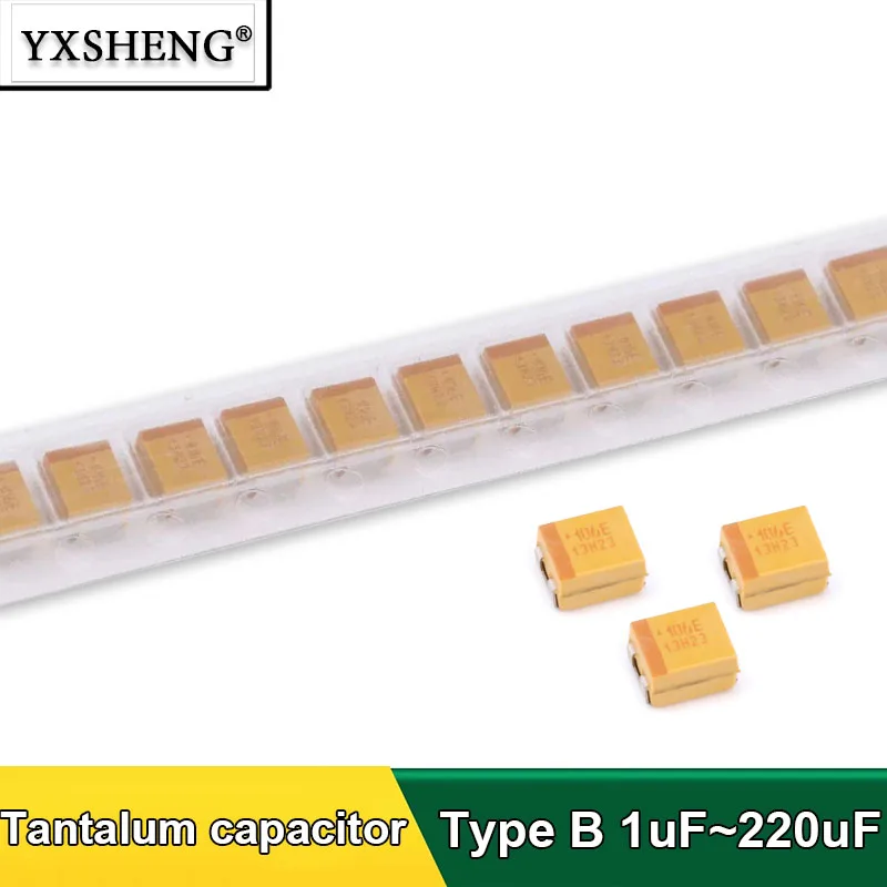 10Piece 6.3V 10V 16V 25V 35V Type B Tantalum Capacitor YXSHE