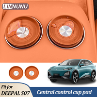 Linnunu Fit for Deepal S07 L07 Sl03 Water Cup Silicone Pad Interior Modification Accessories Central Control Water Coaster Heightened Silicone Pad Car Interior Decoration Car Supplies Protective Pad Dustproof Pad