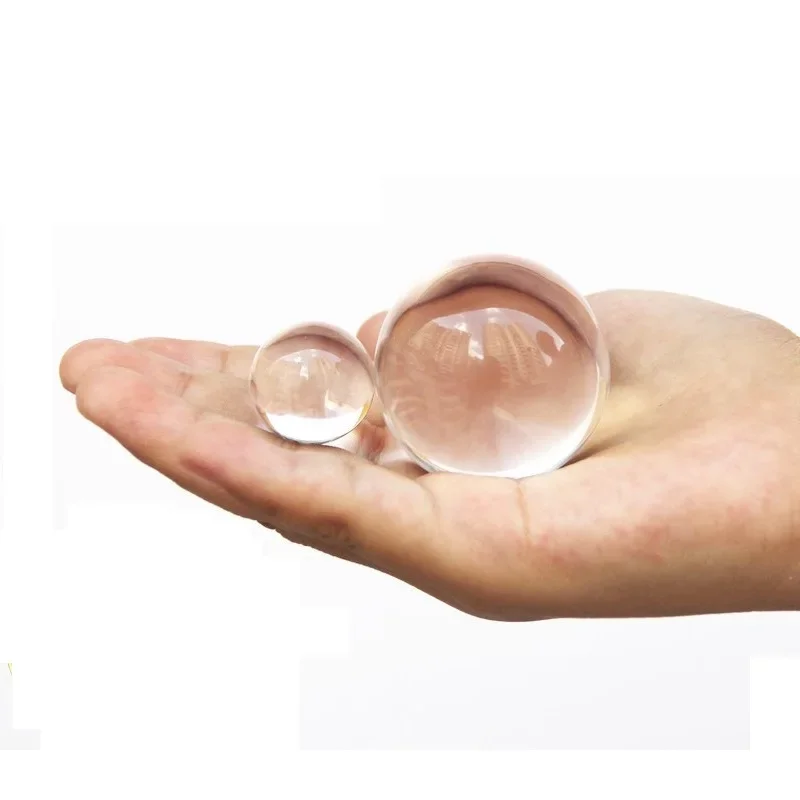 100% Acrylic Ball Diameter 10mm-100mm Crystal Ultra Clear Transparent Solid Ball Juggling Funny Gadgets Magic Tricks