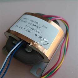 R Core Transformer 20W Dual 12V R20 Transformers Converter 220V To 12V-0-12V 1.25A Copper Shield DAC pre-amplifier HIFI decoder
