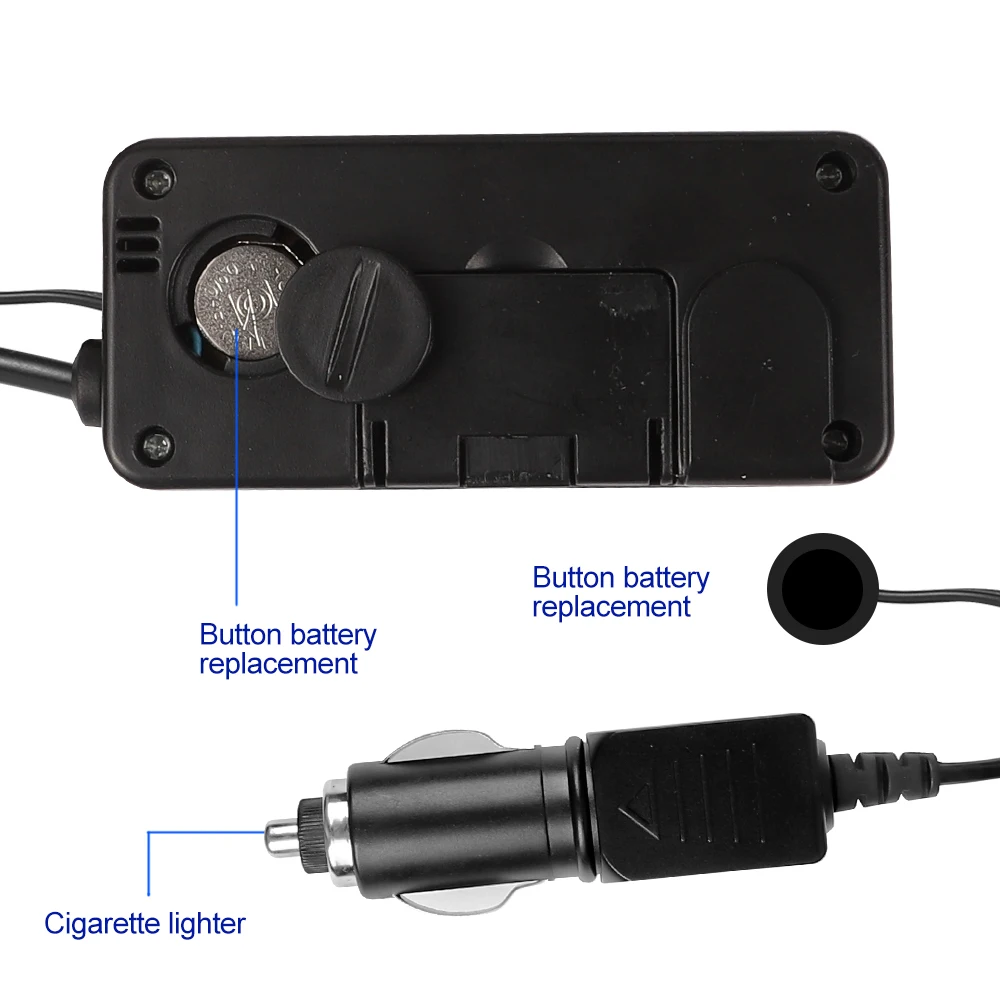 DC 12V samochodowy Mini LCD termometr cyfrowy wodoodporna sonda kryty zewnętrzny wygodny czujnik temperatury z kablem sondy 1,5M