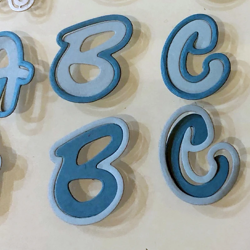 

letter metal cutting dies mold Scrapbooking decoration paper craft knife mould blade punch template Embossing stencils 1pcs