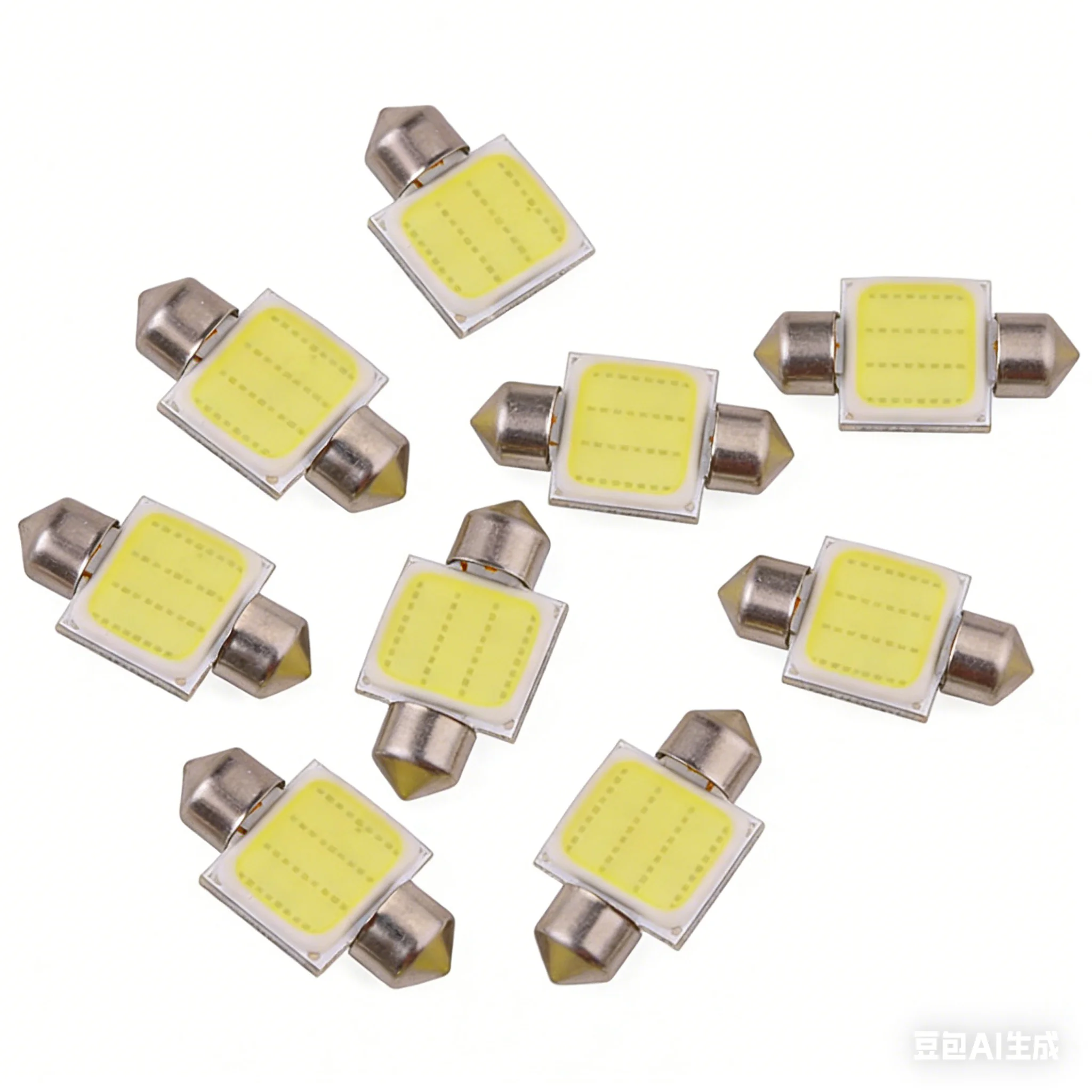 New 1/10pcs C10w C5w Led Cob Festoon 31mm 12v Bulbs For Cars License Plate Interior Reading Light 12smd