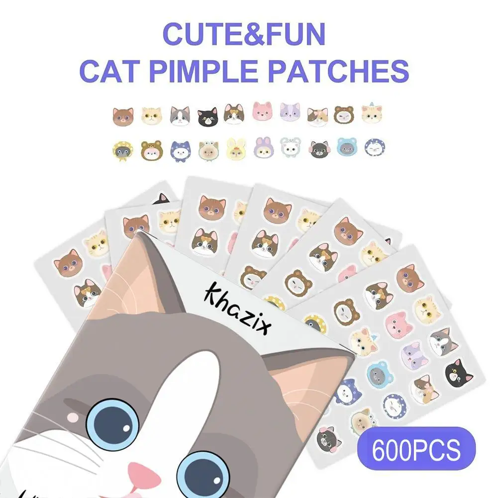 

600pcs/set High-end Pimple Patch Acne Patches Heart/Star Shape Acne Dots Patches Moisturizes for Covering Zits and Blemishes