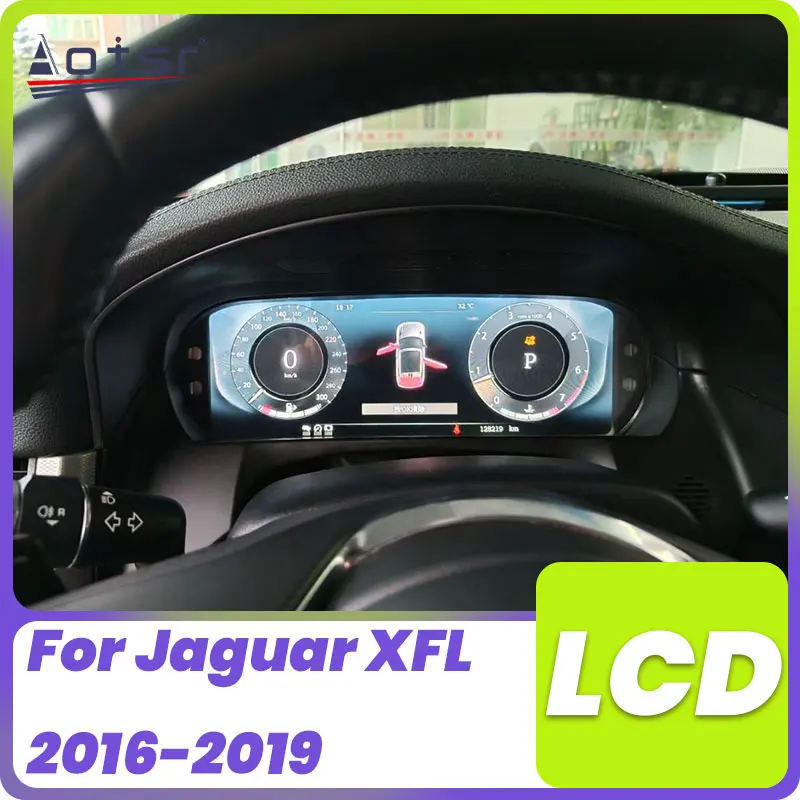 

Автомобильный цифровой кластер для Jaguar XFL 2016-2019, виртуальная кабина, приборная панель, головное устройство, развлекательный инструмент, измеритель скорости, экран