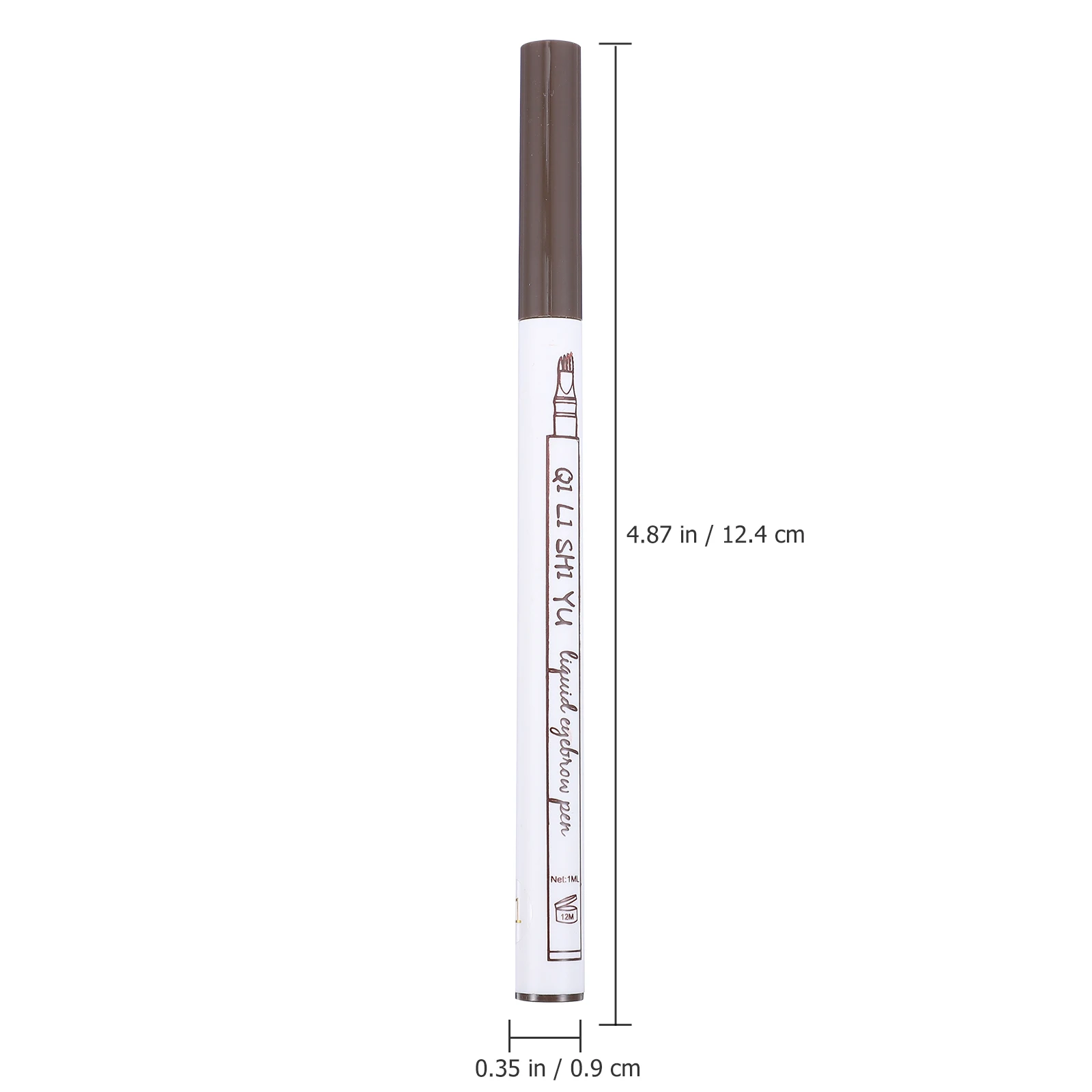 

2Pcs Eyebrow Pencil Waterproof Micro-Fork Tip Easy Drawing Natural Look Long Lasting Eyebrow Makeup Pen Pencil for Makeup