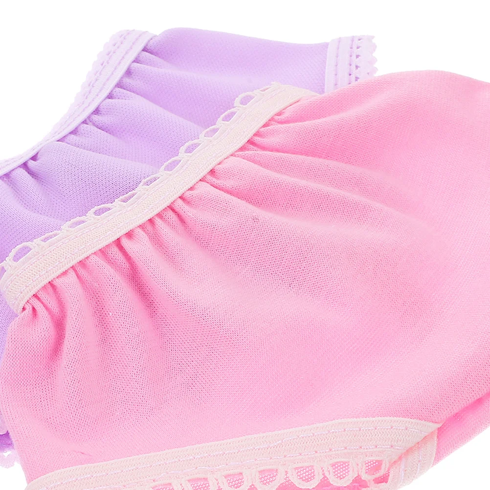 4 Pcs 18 Inch Panties Dolls Accessories Wardrobe Accessory Underpants Baby Toy Clothes Polyester