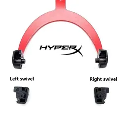 Original Hinge swivel For HyperX Could II Wired/Could core/Could silver headphones Replacement Repair spare Parts