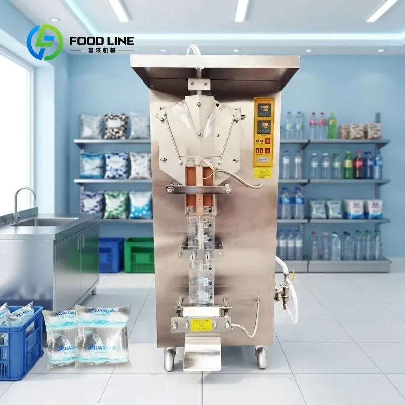 Customizable Automatic Pure Water Filling Machine for Plastic Drinking Sachet and Beverage Packaging 220V customized vertical