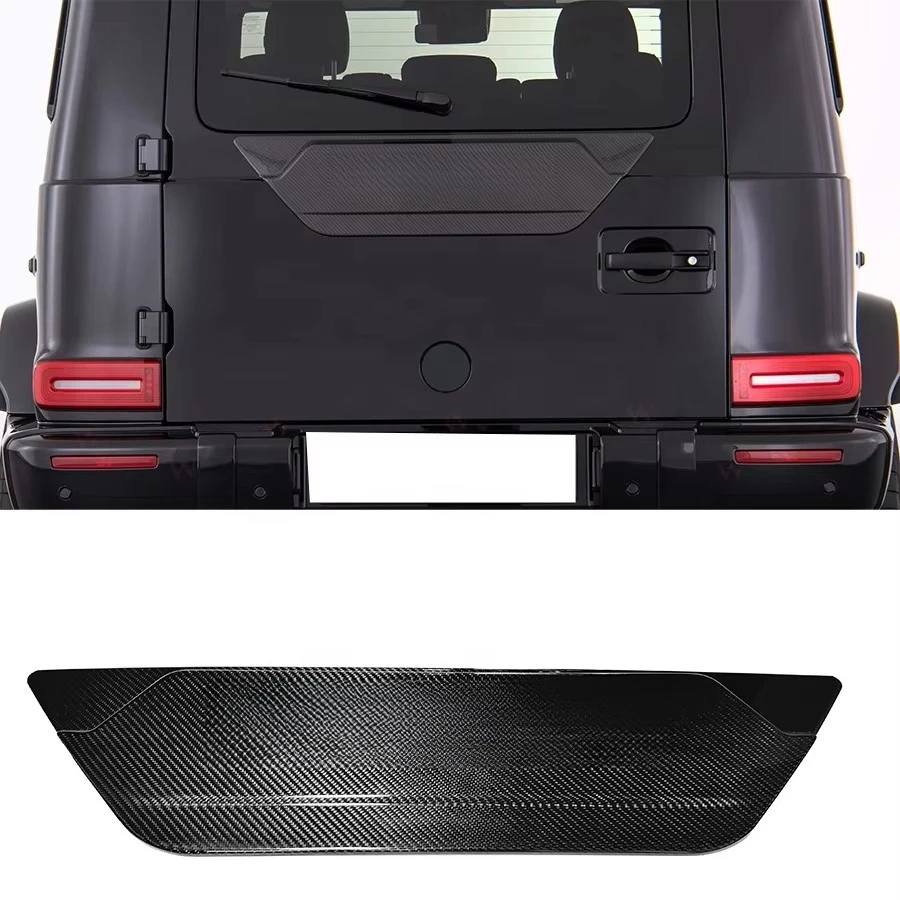 

New Dry Carbon Fiber B Style Rear Trunk Lid Sticker Body Kit for G-Class W463 W464 G500 G350 Fit for Car Bodkit