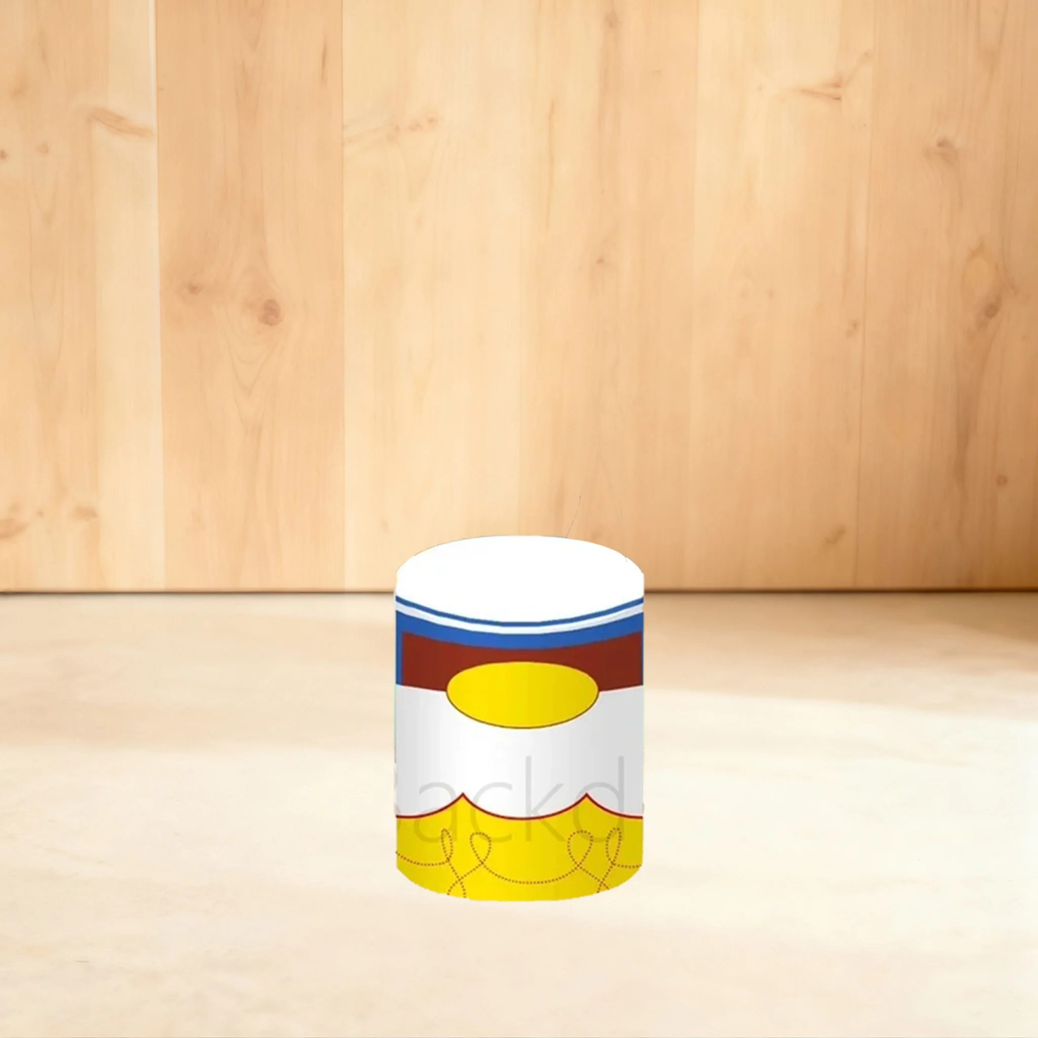 Custom Toy Story Cylinder Cover Background Blue Sky And White Clouds Buzz Lightyear Children's Birthday Baby Shower Round Base #4