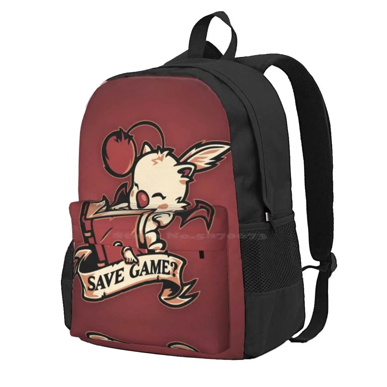 Mogu Book Hot Sale Schoolbag Backpack Fashion Bags Moguri Book Save Game Anime Manga Fantasy Kawaii Funny