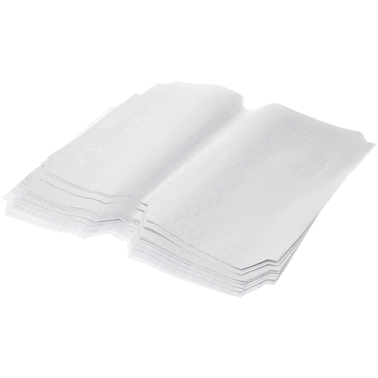 20 قطعة فيلم كتاب بلوري ذاتي اللصق مقاوم للماء يغطي البلاستيك طبقة رقيقة واقية شفافة للكتب اللوازم المدرسية