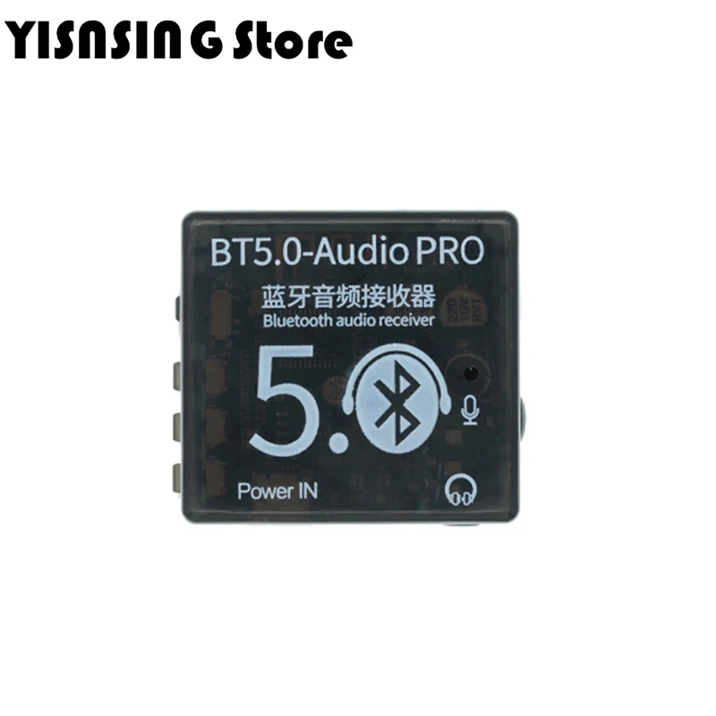 Mini Bluetooth 5.0 Decoder Board Audio Receiver BT5.0 PRO MP3 Lossless Player Wireless Stereo Music Amplifier Module With Case