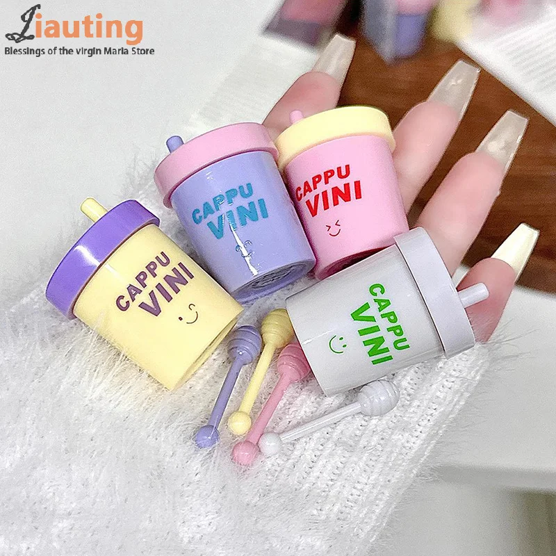 

1/3 Pcs Cute Little Milk Can Shape Lip Gloss Moisturizing Mirror Water Lip Gloss Sexy Red Lip Tint Lip Balm Lip Makeup Cosmetics