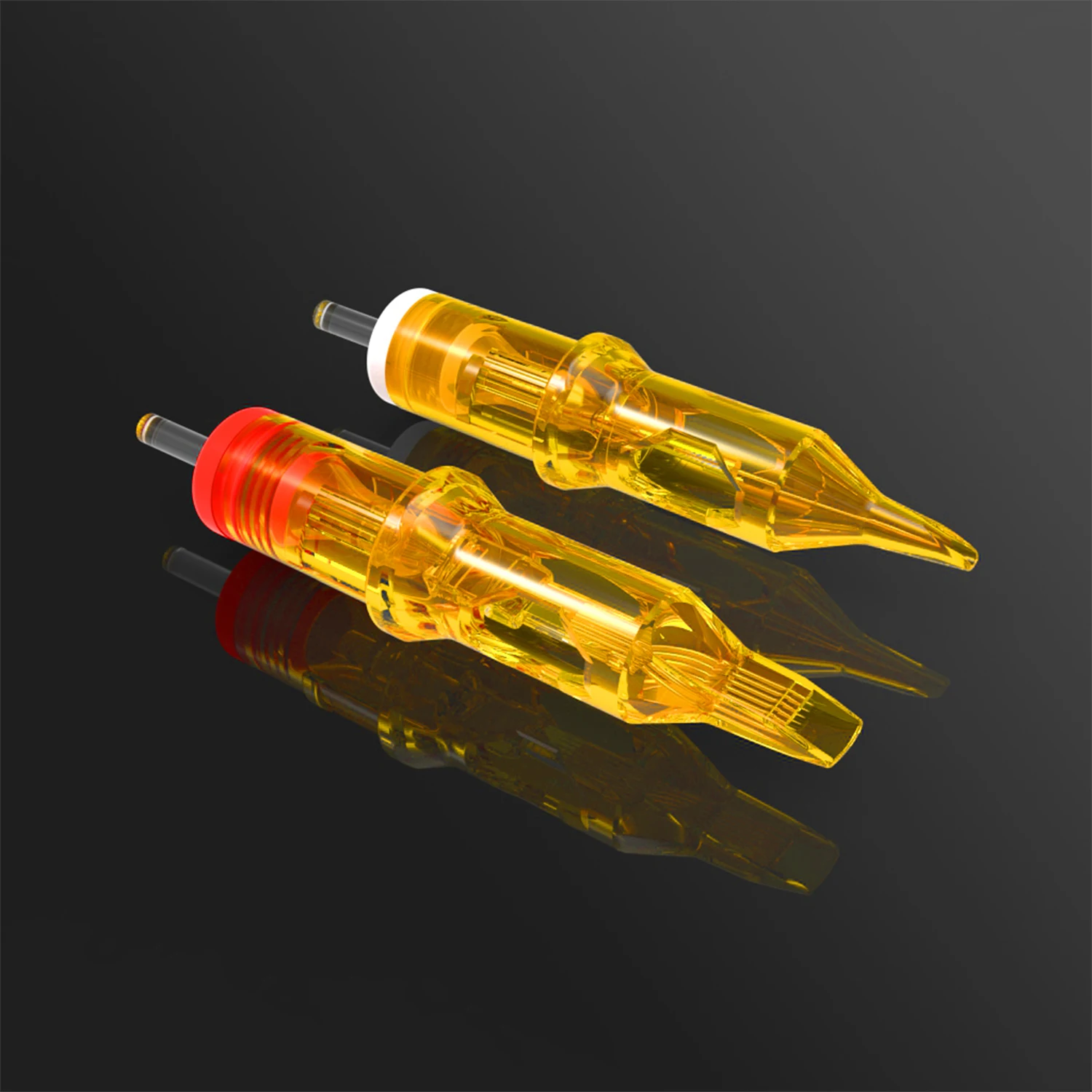 YILONG 50PCS Mixed yellow needle Tattoo Cartridges Needles Disposable With Membrane Professional For Tattooist Supply