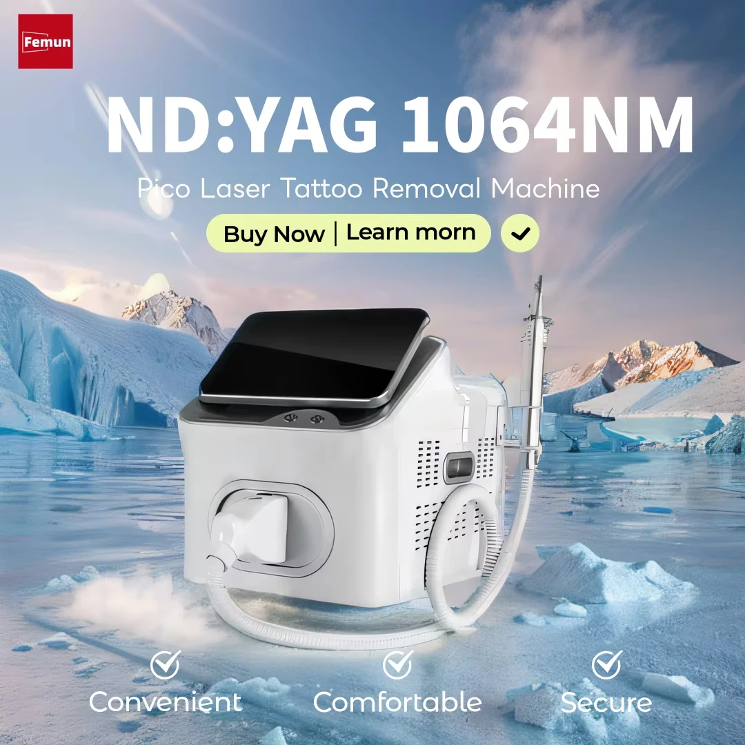 2025 nouveau Portable 3000W 532nm 1064nm 1320nm 5tip Pico Laser supprimer Machine de tatouage Nd:yag Picoseconde Laser Machine de détatouage