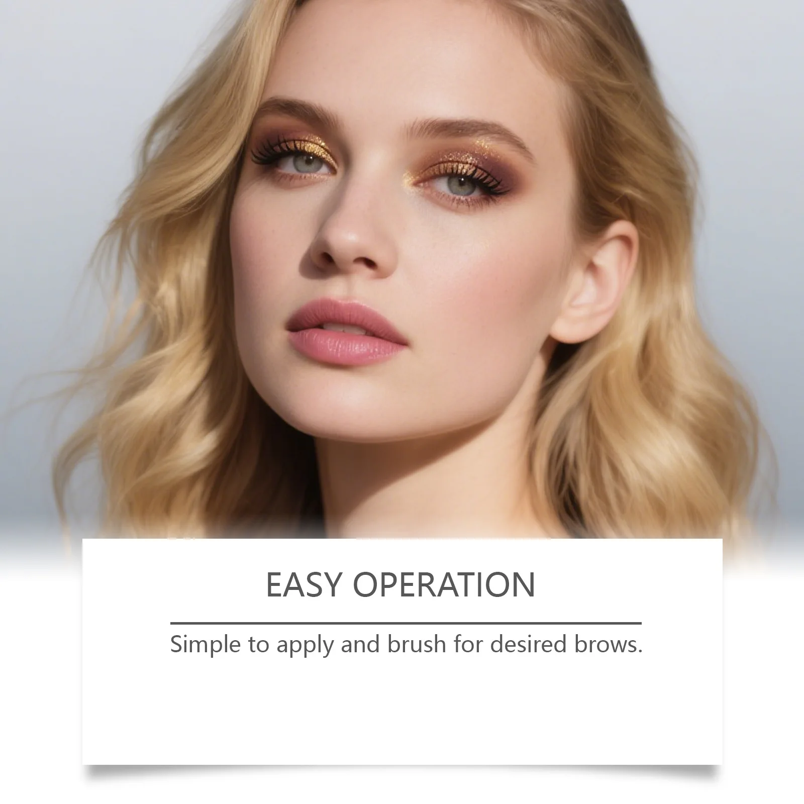 Zephoco 2 em 1 lápis de sobrancelha à prova d'água, longa duração, natural, suave, à prova de manchas, cabeça dupla, alta pigmentação, caneta de sobrancelha, maquiagem