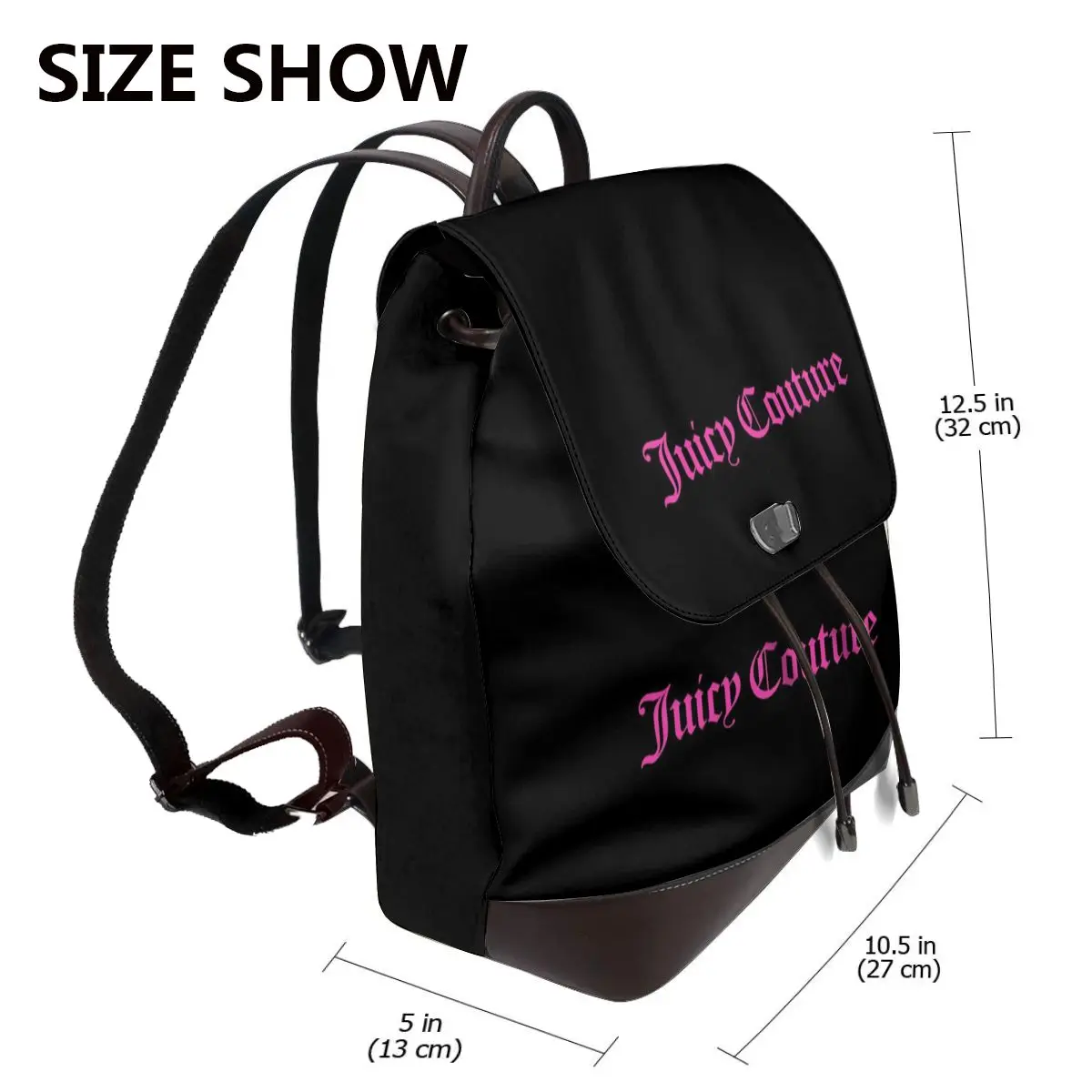 Hot-Sale-Like-Juicy-Couture Backpack For Women, Faux Leather Purse, Casual Shoulder Bag Ladies' Fashion Backpack