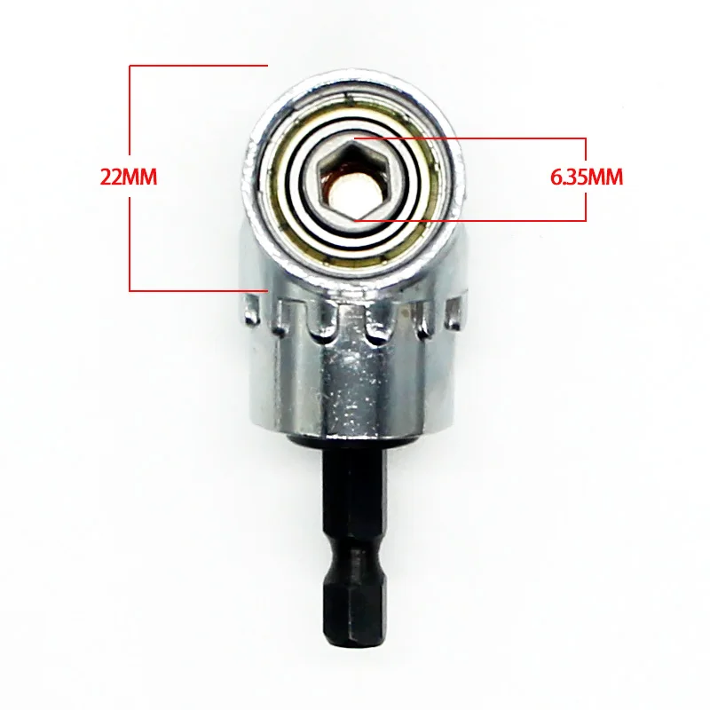 Imagem -05 - Ângulo Screw Driver Socket Holder Adapter Bits Ajustáveis Bicos para Chave de Fenda Chave de Fenda Direita 105 Graus
