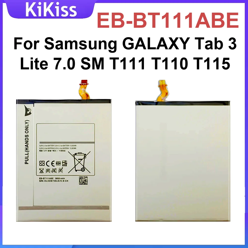 

Eb-BT111ABE Аккумулятор для планшета 3600 мАч для Samsung Galaxy Tab 3 Lite 7,0 Sm T111 T110 T115 Премиум с быстрой зарядкой