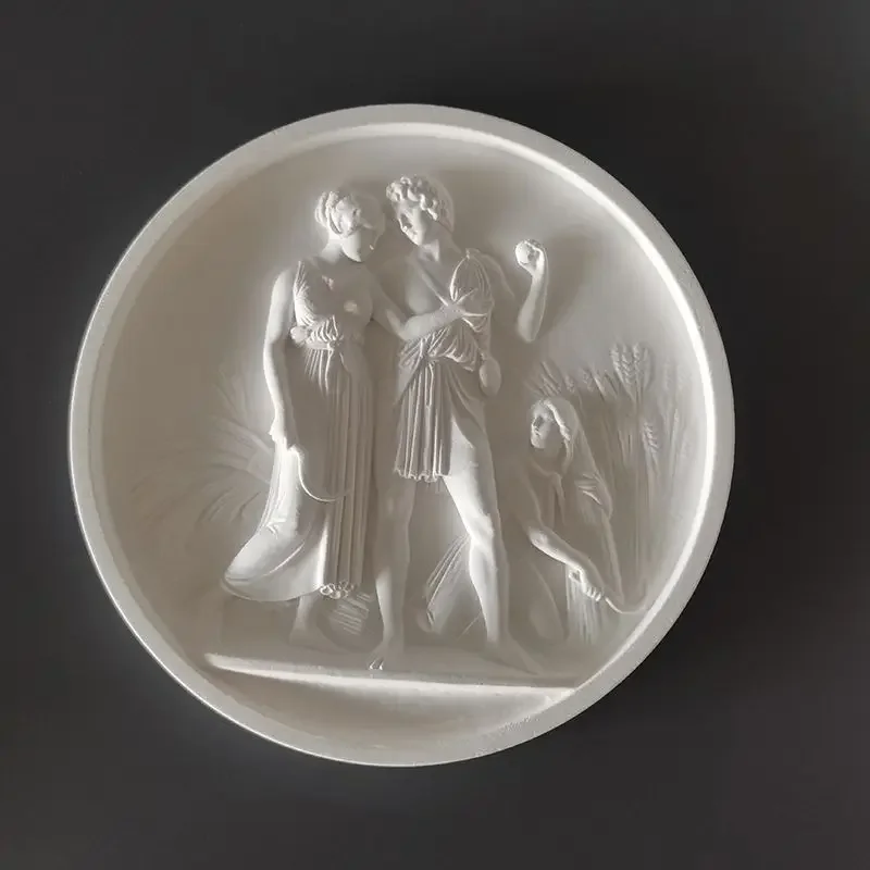 Body Relief Painting, High-End Hanging Painting, Plaster Tabletop Ornament, Room Art Decoration In Style