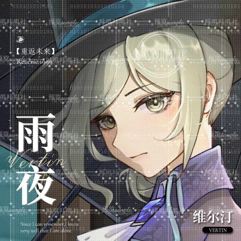 

2024 аниме Reverse:1999 A грязная ночь вертин Baji значок модель Фигурка на акриловой подставке настольное украшение подарочные товары игра