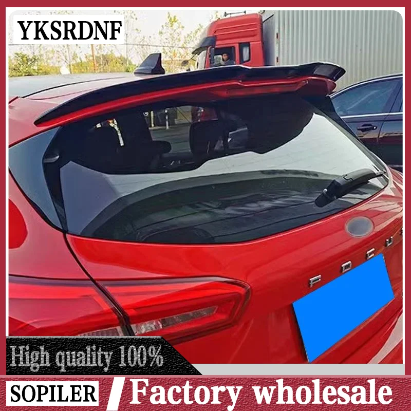 For Ford New Focus 2019 2020 ABS Exterior Rear Spoiler Tail Trunk Boot Wing Decoration Car Styling For Focus