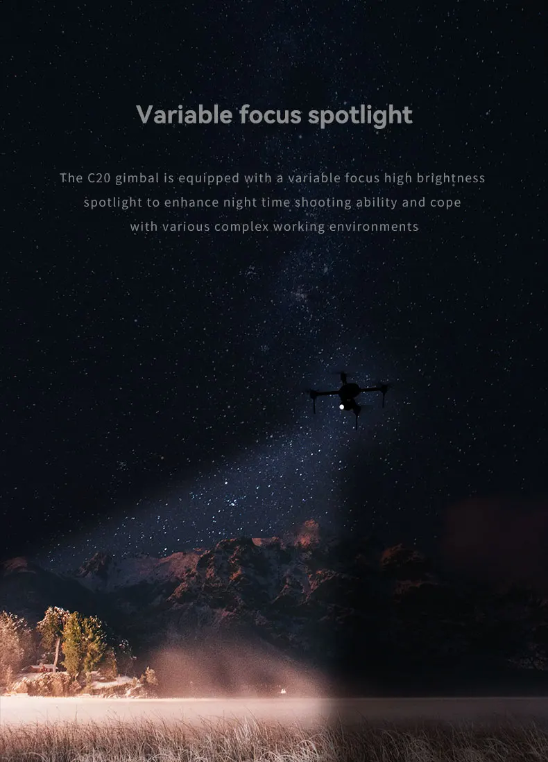 2024 Skydroid C20 Three Axis C20 Camera Lens With 3-Axis Gimbal Stabilization For Ultra-Smooth Aerial Video Recording