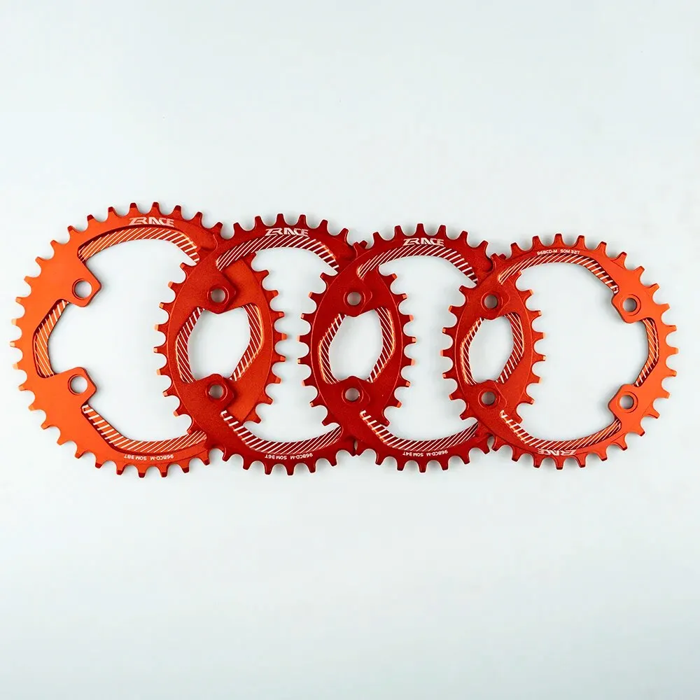 ZRACE BCD96-M MTB Round Chainrings Chainwheel Asymmetrical Narrow Wide Teeth 32T/34T/36T/38T for M8000 M7000 M6000