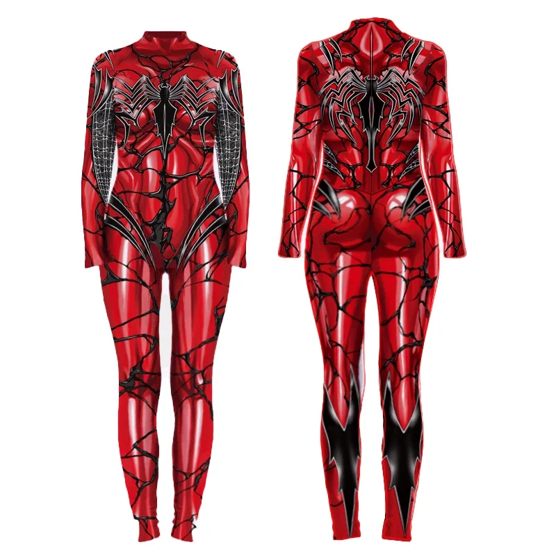 FC62020 The Amazing Spider Hero Cosplay Gwen Stacy Costume Spandex Zentai Mask Hoodie Spider Zentai Suit Anti-Gwenom for Wo@FC8！