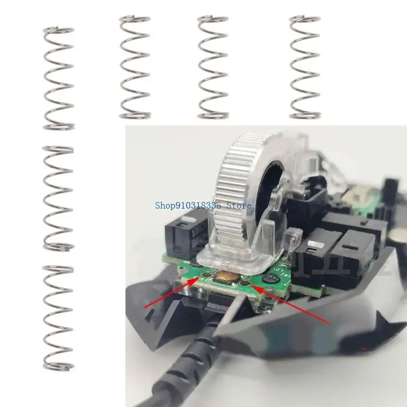 10Piece Premium Mouse Wheel Spring for G500 G502 Enhances Scroll Function in Gaming and Productivity Devices
