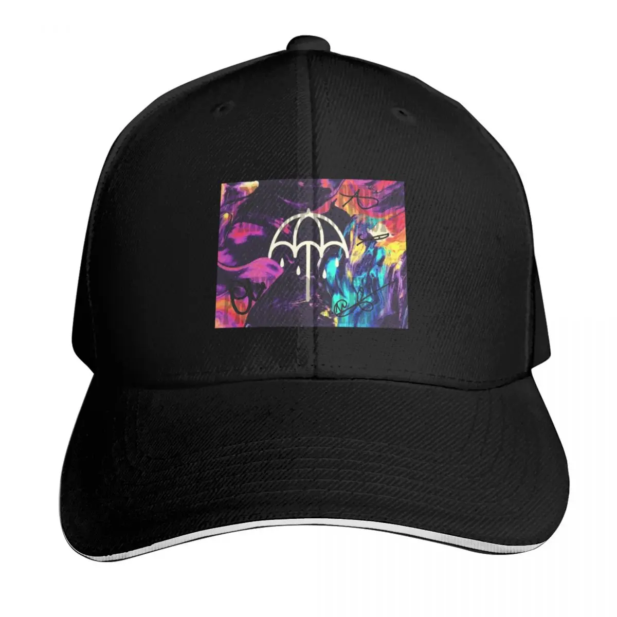 Umbrella splash with signed Baseball Cap Lightweight Packable Gift for Him Her Casual Daily Wear