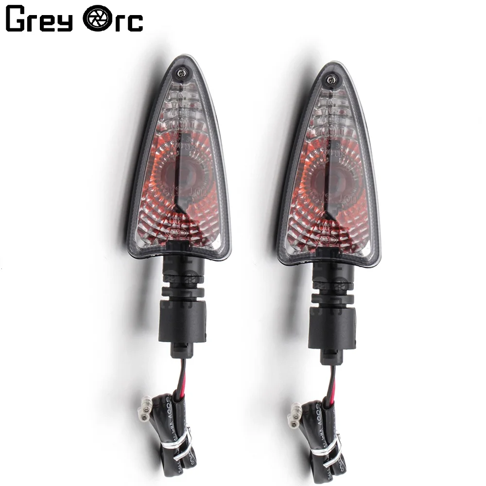 

For Triumph Daytona 675R 2011-2015 Tiger 800XC 2011-2015 1 Pair Smoke or Clear Motorcycle Turn Signal Light Lamp Indicator