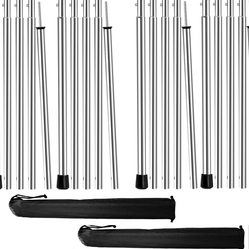 Zelts tangen Strand Baldachin Plane Stahls tangen für Camping Markise Angeln Sonnenschutz Hinterhof Outdoor Schatten tragbare Stütz stab – Detail 7