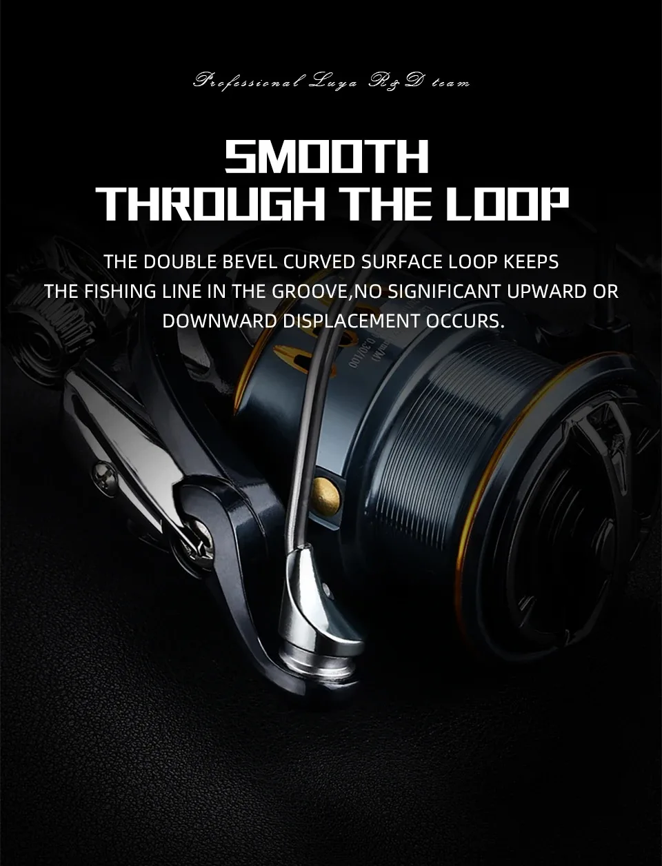 Okuma Original Nahtloses Spinnrad, Modelle 1000-2500-5000, Ausgestattet mit Stylischen Polarisierten Angelbrillen – Detail 14