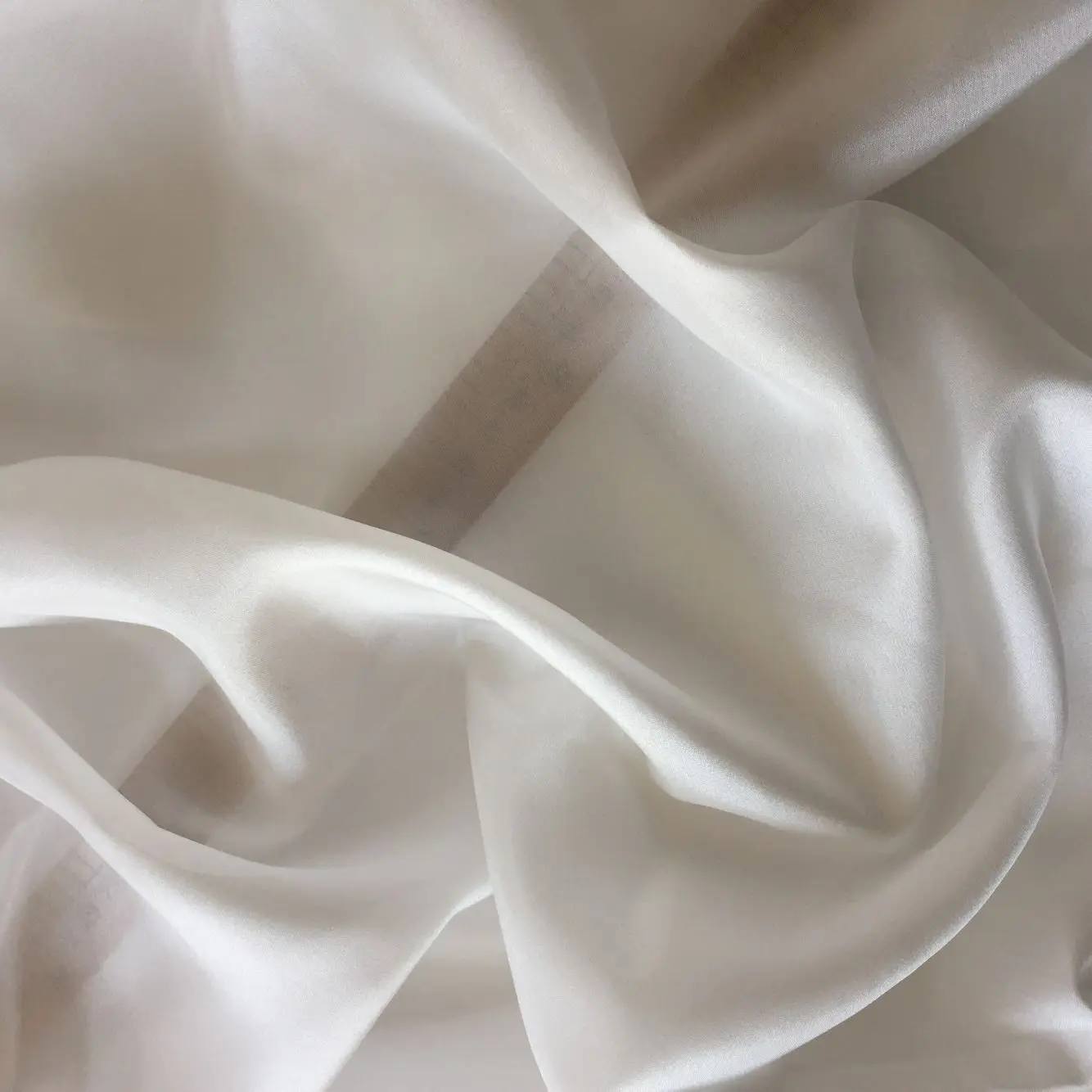 Howmay 100% pure silk fabric habotai 8m/m 45