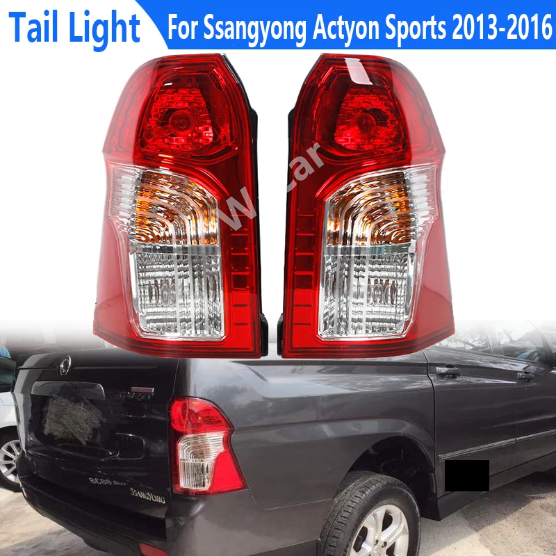 Rear Tail Light Turn Signal Light Stop Brake Fog Lamp Tail LampAssy For Ssangyong Actyon Sports 2013-2016 8360132500 8360232500