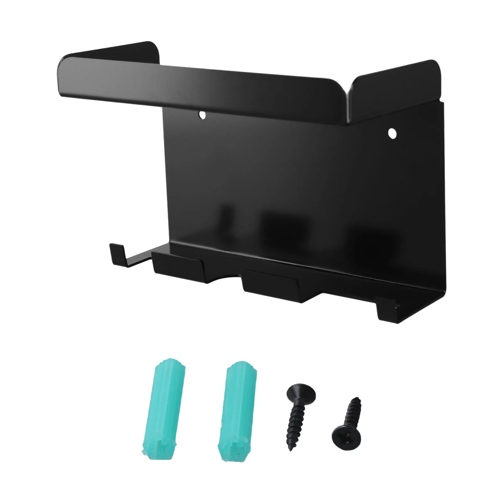 

For Coffee Lovers Multifunctional Hanging Rack Black Efficient Space Utilization Rack Organized Coffee Workspace