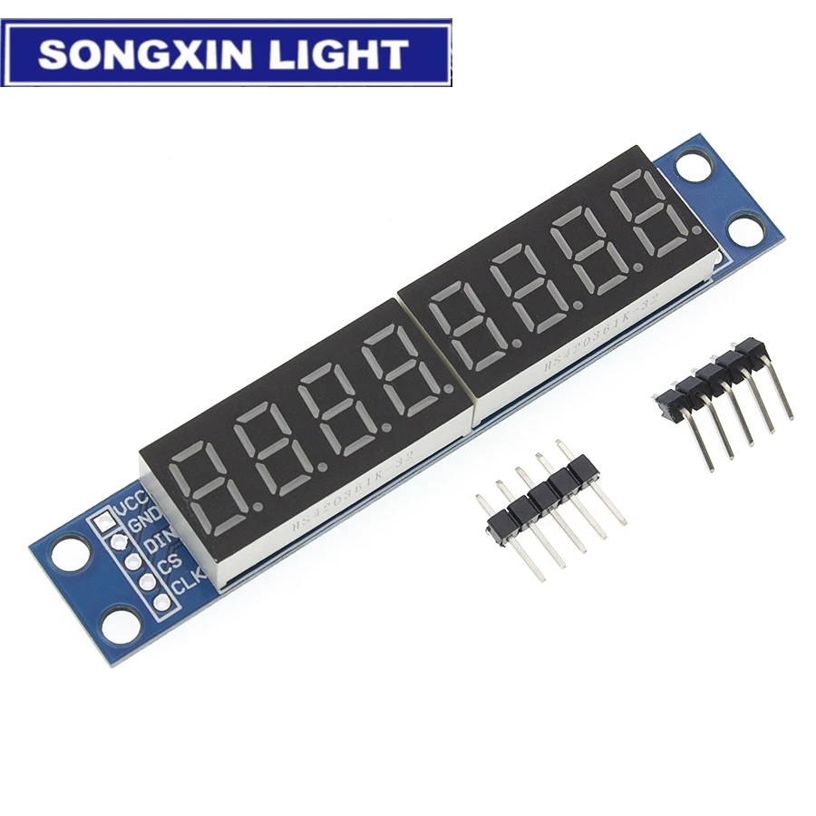 MAX7219 CWG 8-stelliges digitales Röhrenanzeige-Steuermodul Rot Drei IO für Arduino