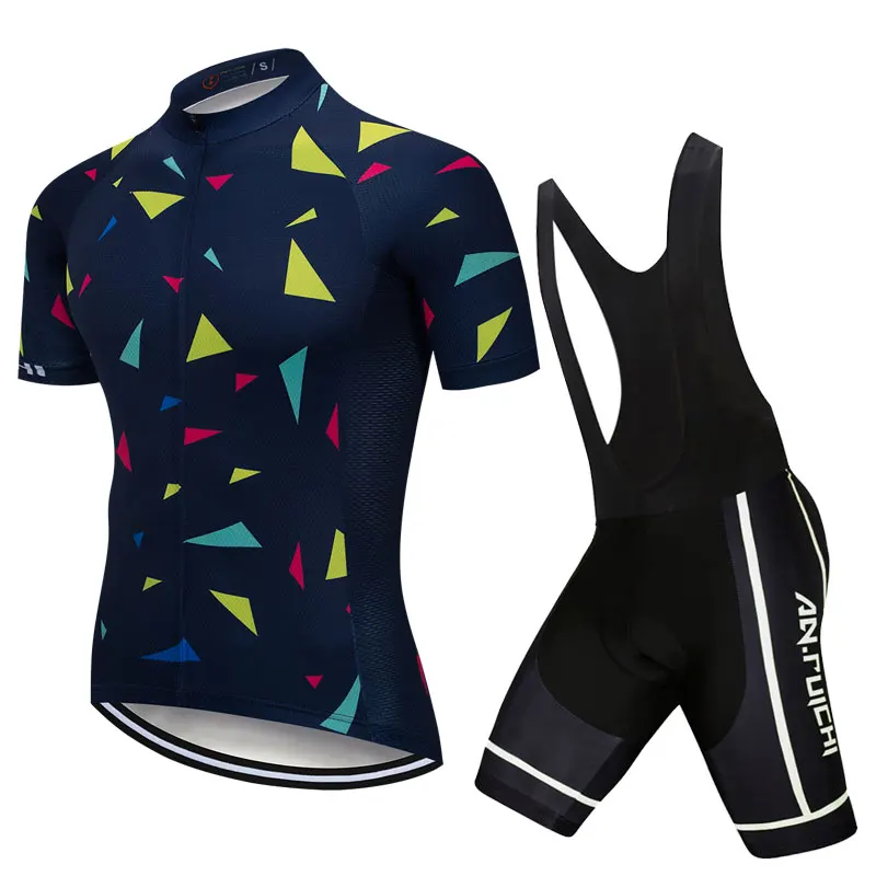 

Summer Cycling Jersey Set Men Clothing Short Riding Bicycle Cycling Clothing Men Bib Sport Jerseys Customized/Wholesale Service