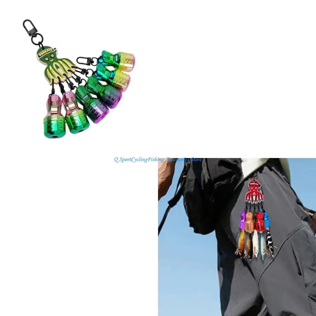 غطاء خطاف الصيد مع حلقة تسلق لطعم الصيد وغطاء رأس واقي بخطاف #1