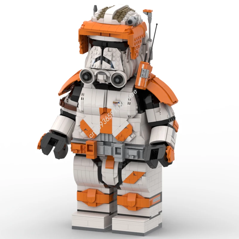 

2809PCS Moc Clone Trooper Commander Cody Phase 2 Megafigure Display Model Building Blocks DIY Education Toys Birthday Gift