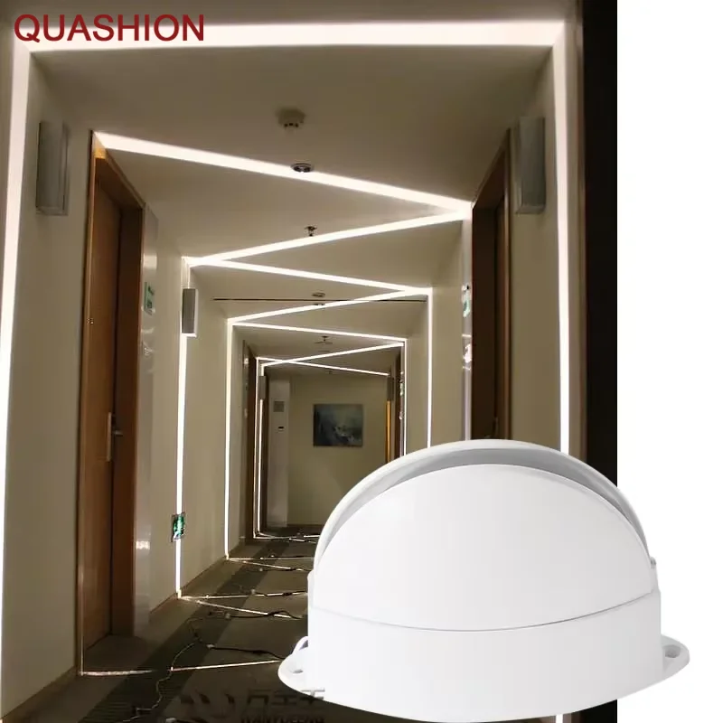 

Modern Simple LED Wall Light Outdoor Waterproof Round Window Sill Wall Light Staircase Corridor Garden Waterproof Wall Light