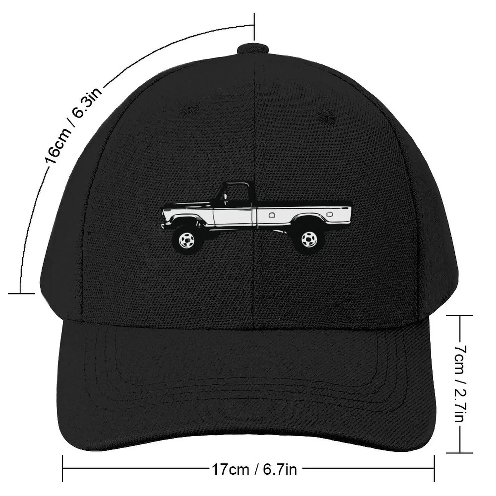 F100 Fseries farm truck rodeo vintage truck old car Baseball Cap Luxury Hat beach hat Sunhat Baseball Men Women's