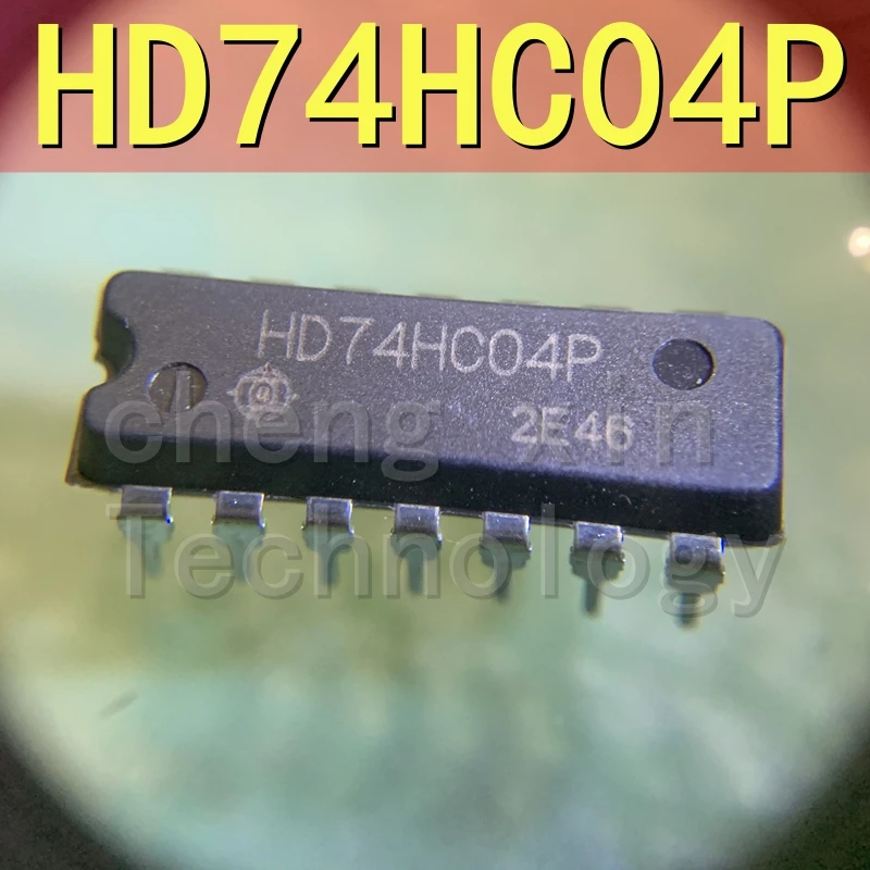 HD74HC02P importado original, amortecedores, motoristas, transceptores, HD74HC04P, DIP-14, HD74HC08P, HD74HC02