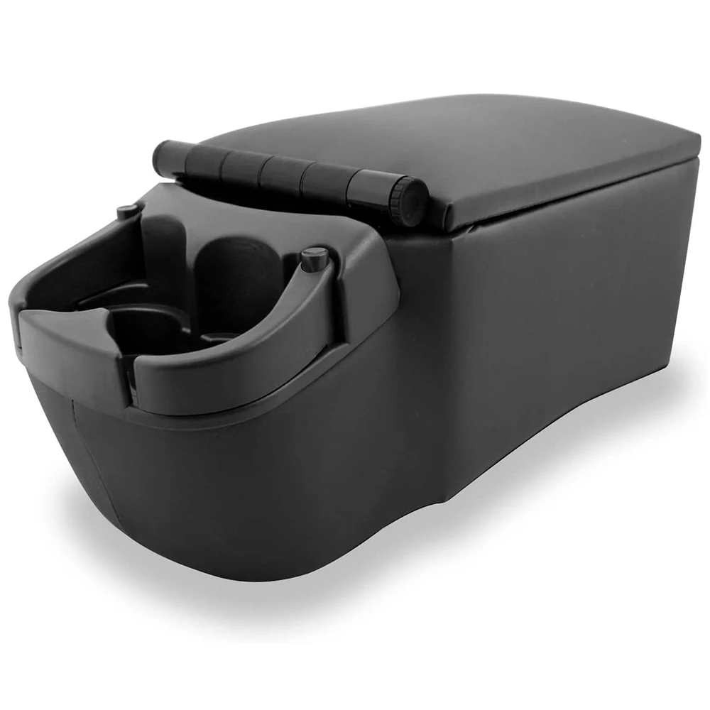 Universal Car Armrest Organizer Multi Adjustable Auto Console Box With Adjustable Cup Holders