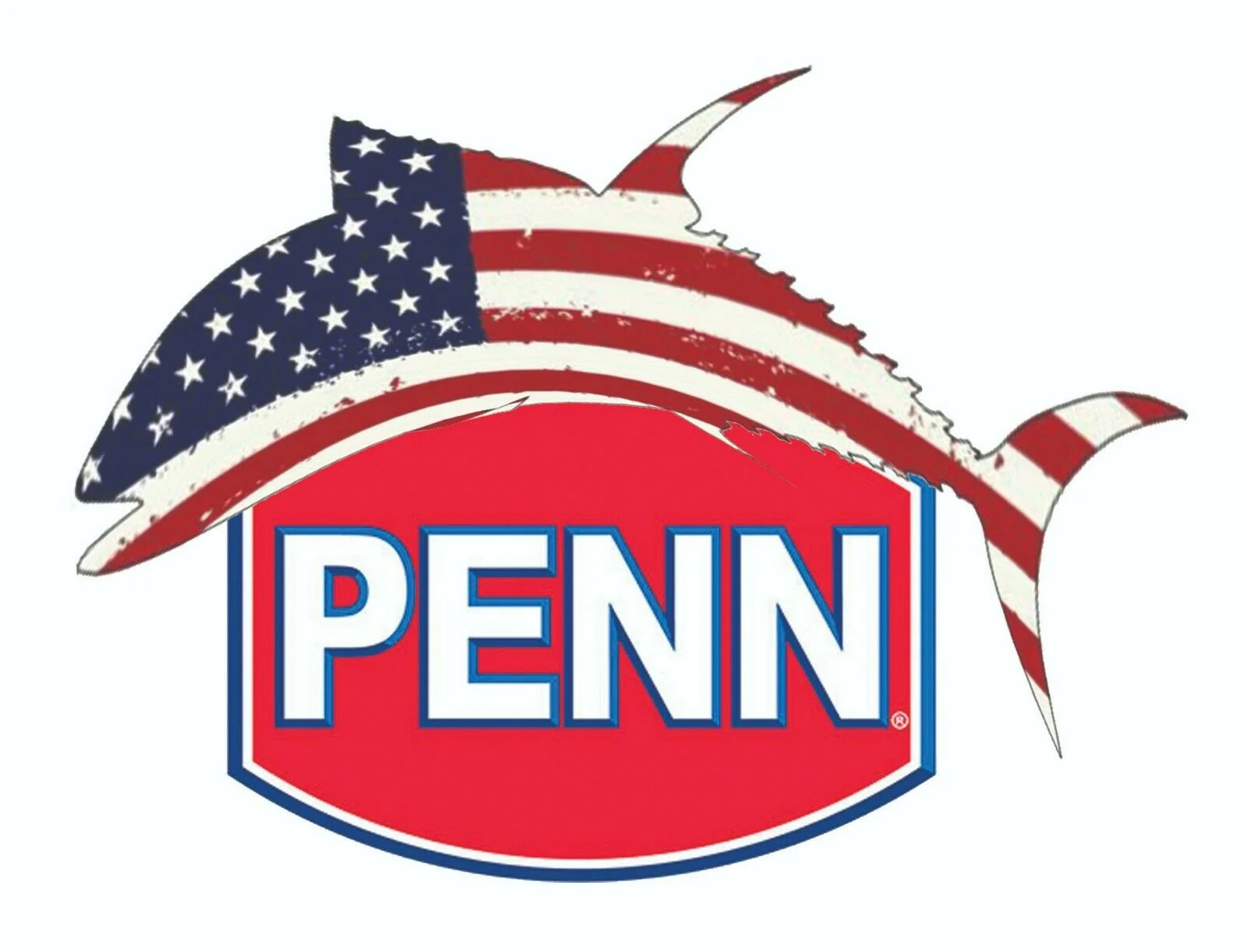 For PENN FISHING STICKER DECAL  TUNA FISH LABEL  LURE REEL TACKLE BOX