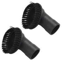 2X Replacement 32Mm Rotatable Round Brush Head For  Haier Midea Sanyo Panasonic Electrolux Vacuum Cleaner