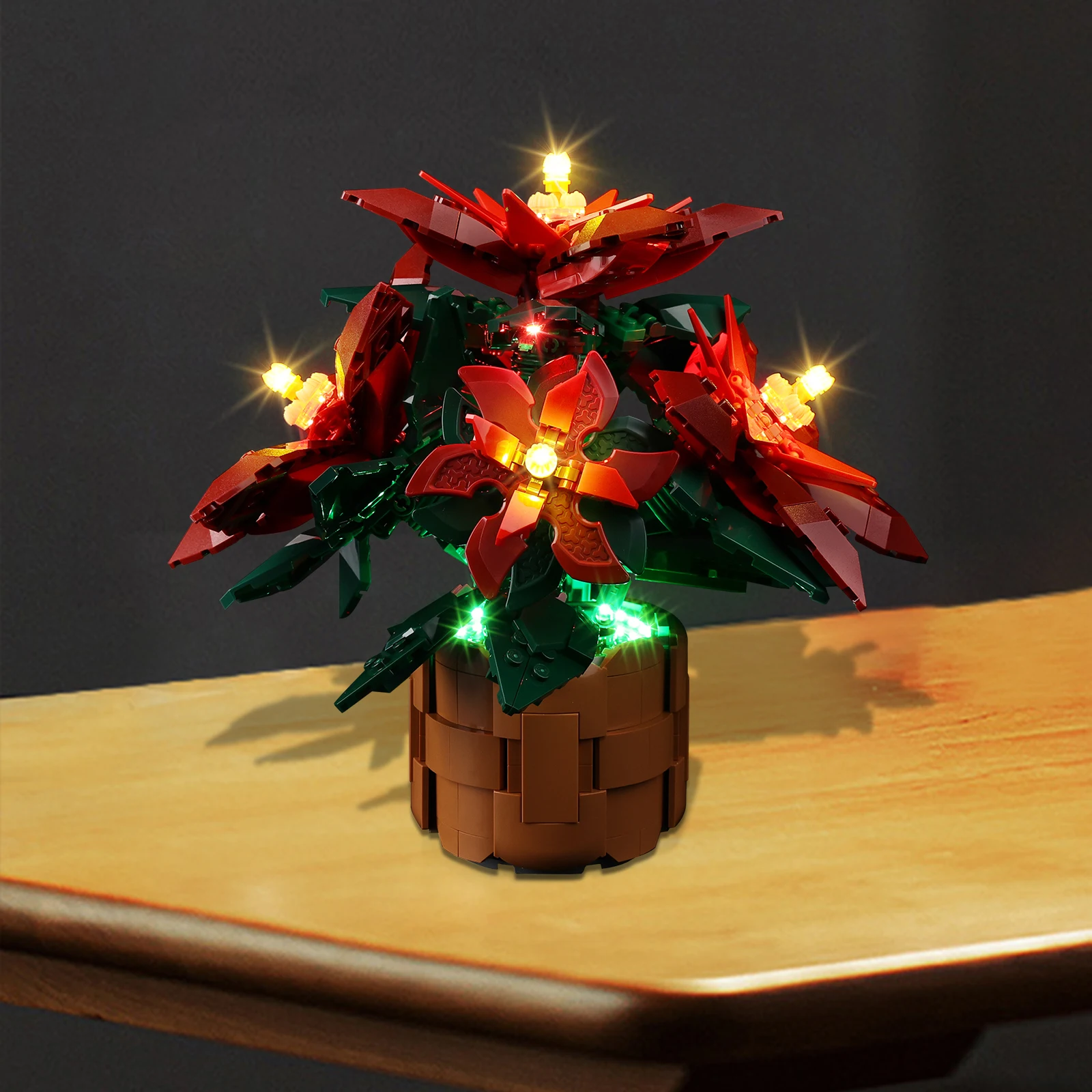 

Набор светодиодных светильников без моделей, подходящий для LEGO Poinsettia 10370 (без строительных блоков)